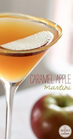 Mama Medicine, Bartending Drinks, Apple Cider Martini, Cider Martini, Cider Caramel, Caramel Apple Martini, Fall Beverages, Cocktail Fruit, Caramel Vodka