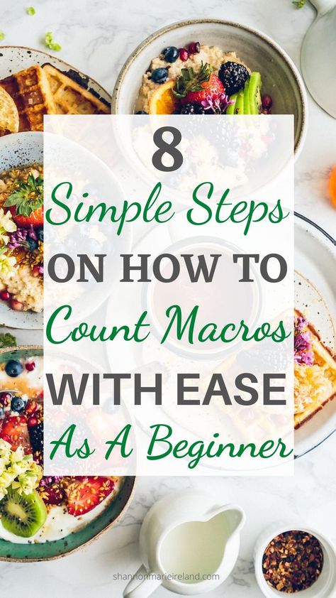 how to count macros for beginners How To Start Counting Macros, Easy Macro Counting, How To Figure Out Macros, How To Count Macros, How To Count Macros For Beginners, Count Macros For Beginners, Macros Diet For Beginners, Calculating Macros, Understanding Macros