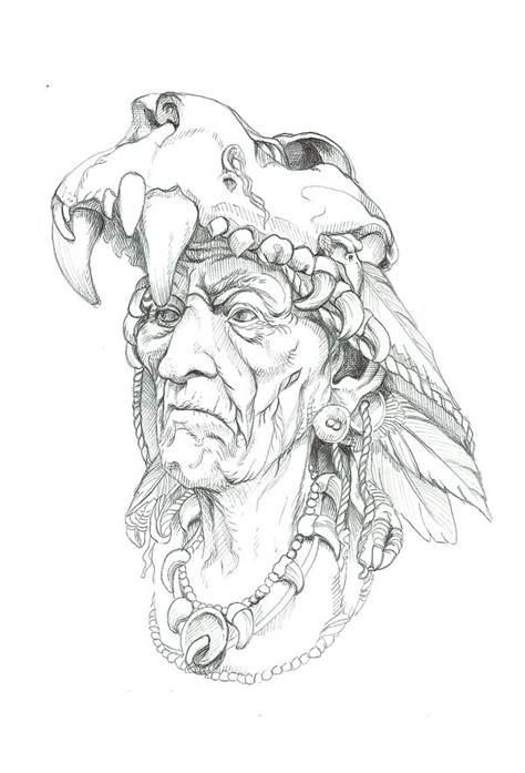 Tato Realis, Christus Tattoo, Indian Skull Tattoos, Monster Tattoo, Native American Tattoo, Card Tattoo Designs, Native American Tattoos, Native Tattoos, Tattoo Zeichnungen