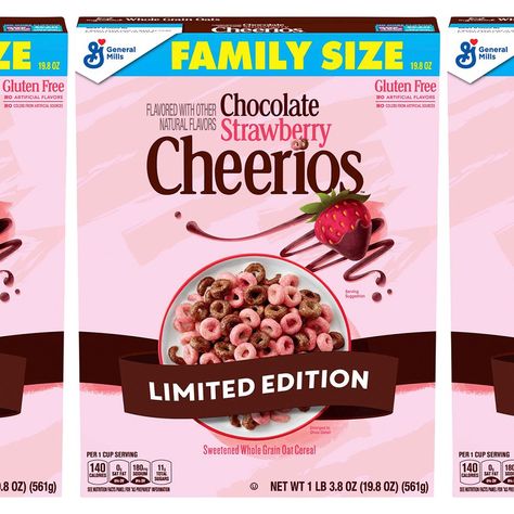 Cheerios’ New Flavor Is Like Eating Chocolate-Covered Strawberries in Cereal Form Squishies Paper, Foods With Vitamin E, Paper Squishy Template, Squishy Template, Cereal Design, Strawberry Cereal, Target Products, General Mills Cereal, Paper Squishy Ideas