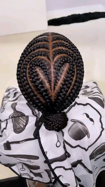 #braidedhairstyle #cornrowshairstyles #cornrows #heartbraids #blackhairstyles #trendingbraids #springhairstyle #trending #foryoupage 5 Cornrows, Creative Cornrows, Stylish Cornrows, Cornrows Natural, Cornrows Natural Hair, Corn Rows, Kid Hairstyles, Girl Braids, New Identity