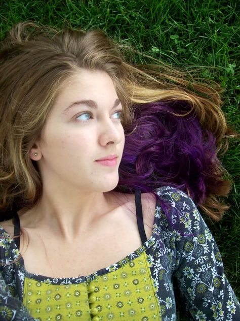 musings of an optimist: Books, books, books and purple hair! Underside Of Hair Dyed, Dye Inspiration, Hair Dyed, Dye Colors, Fun Hair, Dye My Hair, Hair Dye Colors, Future Life, Hair Dye