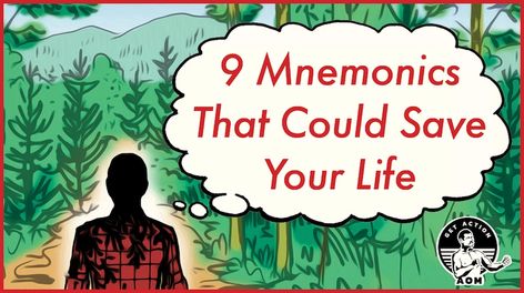 9 Lifesaving Mnemonics Every Man Should Know | The Art of Manliness Physical Therapy Humor, Therapy Humor, Rule Of Three, Helpful Advice, Brave Quotes, Book Of Matthew, Survival Quotes, Rv Adventure, Emergency Plan