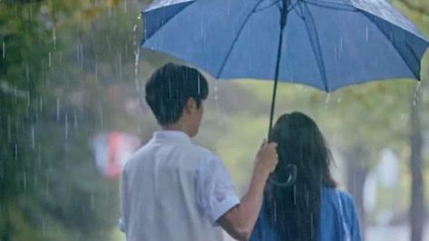 Kdrama Rain Scene, Do You Like Messi, Our Beloved Summer, Beloved Summer, When Life Gets Hard, Scene Wallpaper, Who Do You Love, Everything Is Blue, Romantic Scenes