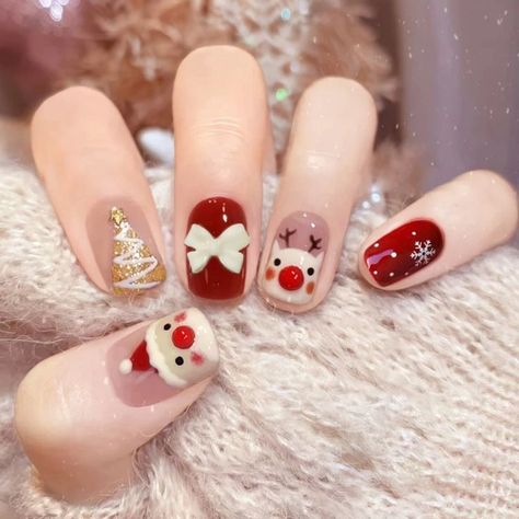 #nailtrends #nailinspo #nailart #naildesigns #nailsofinstagram #nailsoftheday #nailgoals #nailfashion #nailswag #nailaddict #naillove #nailsoftheweek #nailsoftheday #nailsoftheweek #nailsoftheday #nailsoftheweek #nailsoftheday Nail Noel Christmas, Noel Nail, Nailart Christmas, Nail Noel, Candy Brands, Nail Art Set, Nails For Women, Xmas Nails, Christmas Nail Designs