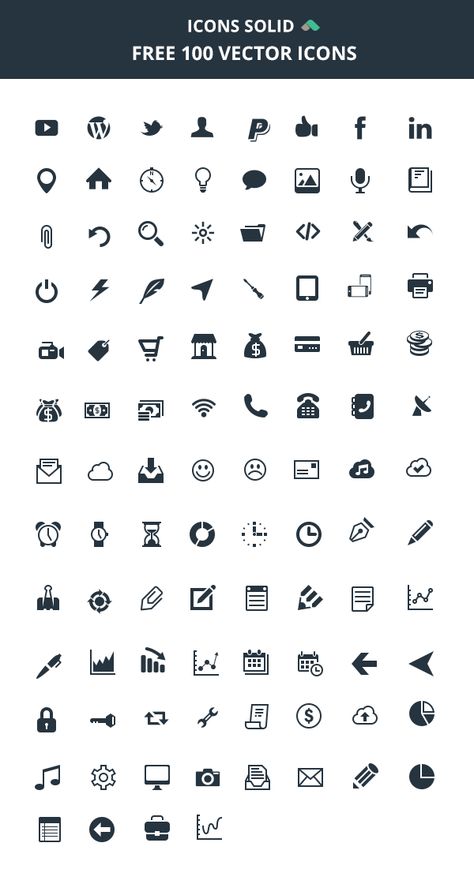 Today's special is a set of 100 free vector icons by Iconsolid.com. All icons are entirely designed by grid view to ensure... Simple Draw, Graphic Burger, Icon Set Design, Icon Download Free, Web Icons, Ios Icon, Graphic Design Projects, Iphone Icon, Social Media Icons