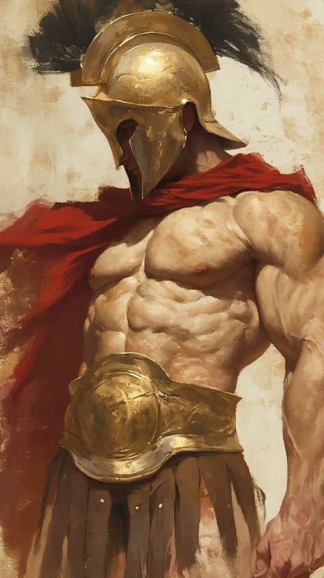 Greek Oc Male, Greek Statues Male, Warrior Physique, Hercules Statue, Ancient Aesthetic, Roman Gladiators, Masculine Art, Project 2025, Warrior Drawing