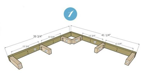 DIY Floating Corner Shelves - Shanty 2 Chic Corner Shelves For Garage, L Corner Shelves, Diy Floating Corner Shelves Easy, How To Build A Corner Shelf, Long Corner Shelves, How To Make A Corner Shelf, Build A Corner Shelf, Diy Floating Shelves Bedroom, L Shape Floating Shelves