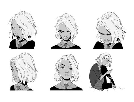 Shiyoon Kim - Gwen Stacey - Spiderverse Into The Spiderverse Concept Art, Spiderverse Concept Art, Shiyoon Kim, Spiderman Into The Spiderverse, Into The Spiderverse, Miles Spiderman, Comic Tutorial, Frame By Frame Animation, Anime Boy Sketch