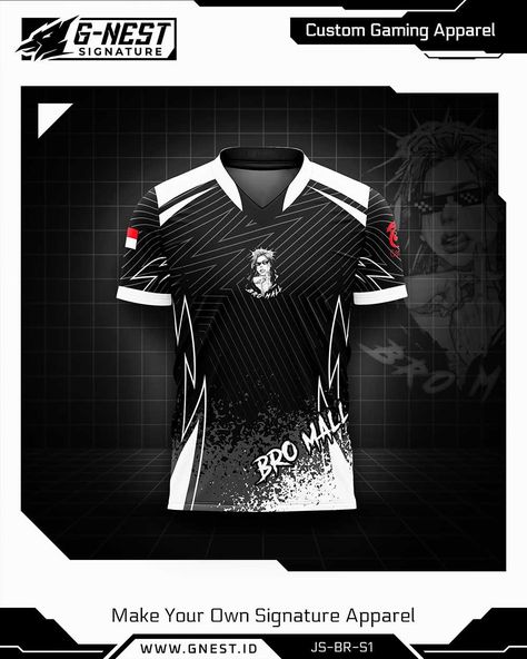 Jersey Esport Gaming, Jersey Esport, Polo Sport, Gaming Shirt, Custom Jerseys, Gaming Clothes, Jersey Design, Sport Man, Sports Design