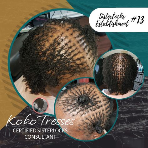 Sisterlocks Size Chart, Microlocs On Low Density Hair, Low Density Microlocs, Microlocs On Fine Hair, Low Density Hair, Sista Locks, Sisterlocks Hairstyles, Braid Locs, Sisterlocks Installation