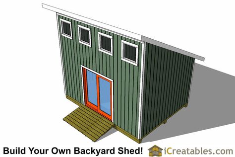 12x16 Lean To With Loft Shed Plans Lean To Shed With Porch, Lean To Cabin, Lean To Shed With Loft, 16x12 Shed Plans, Lean To Cabin With Loft, 12x16 Shed Plans, 12x16 Shed Plans Tiny Houses, One Room Cabin Plans, 12x16 Tiny House Floor Plans With Loft