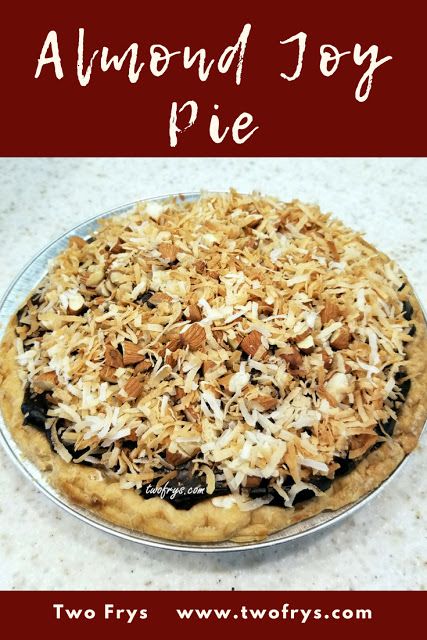 Almond Joy Desserts, Almond Joy Ice Cream Recipes, Almond Joy Pie Recipe, Almond Pie Filling Recipes, Almond Joy Pie No Bake, Home Made Almond Joy, Copycat Almond Joy, Paleo Almond Joy, Unusual Desserts