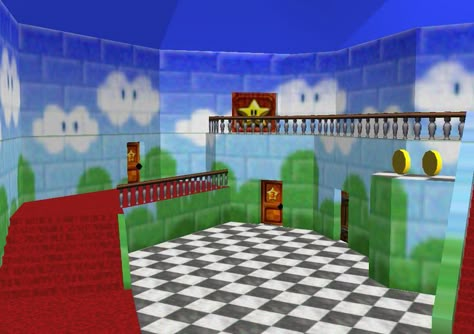 Peach Rooms, Little Big Planet, Castle Background, Nostalgia Aesthetic, Liminal Space, Mario Games, Crayon Box, Super Mario Art, Alvin And The Chipmunks