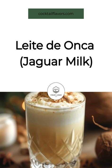 Leite de Onca (Jaguar Milk) Brazilian Cocktail, Creamy Cocktails, Easy Cocktail, Classic Cocktail Recipes, Sweet Cocktails, Chocolate Liqueur, Fresh Spices, Vegan Alternatives, Festive Drinks