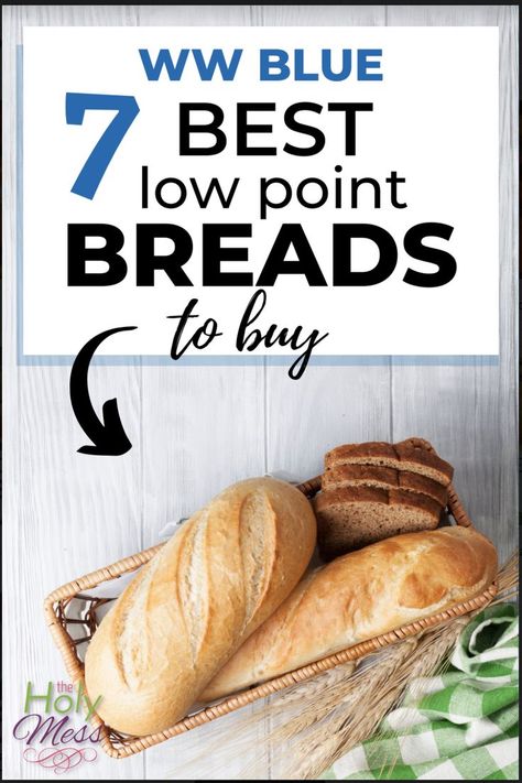 Ww Bread, Ww Garlic Bread, Ww Low Point Bread, Ww Low Point Crackers, Ww Blueberry Bread, Bread Replacement, Low Points Weight Watchers, Bagel Thins, Sandwich Thins