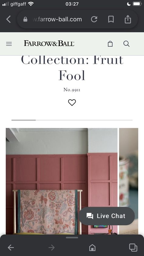 Fruit Fool Farrow And Ball, Fruit Fool, Farrow And Ball, Farrow Ball, The Fool, Fruit, Living Room, Bedroom