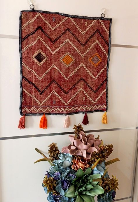 Boho Kilim Wall Hanging Art ,Ethnic Vintage Tapestry,Turkish Wall Decor, Unique Artisan Handcrafted Home Styling, Gift Rug Wall Decor Unique, Wall Rug, Wall Hanging Art, Home Styling, Wall Accessories, Vintage Tapestry, Hanging Art, Living Room Wall, Hanging Wall Decor