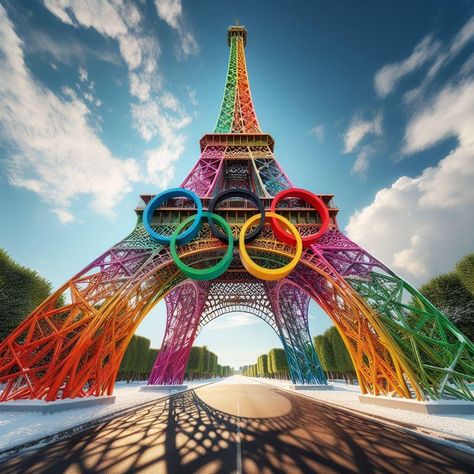 France 2024 Paris Olympics 2024 Wallpaper, Olympics Aesthetic, Paris Olympics 2024, Olympic Theme, 2024 Summer Olympics, City Of Paris, Olympics 2024, Romantic Ambiance, Paris Olympics