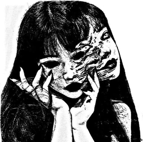 Junji Ito Art, Tomie Kawakami, Tomie Junji Ito, Ito Junji, Junji Ito Collection, Nghệ Thuật Kinh Dị, Japanese Horror, Images Kawaii, Psy Art