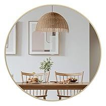 Gold Circle Mirror, Mirror For Bathroom Vanity, Circle Wall Mirror, Round Gold Mirror, Vanity Bedroom, Mirror For Bathroom, Glass Floats, Circular Mirror, Living Room Entryway