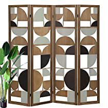 Check this out! Temporary Wall Divider, Rooms Simple, Painted Living Room Furniture, Wood Room Divider, 4 Panel Room Divider, Living Room Divider, Wooden Room Dividers, Partition Screen, Room Divider Walls