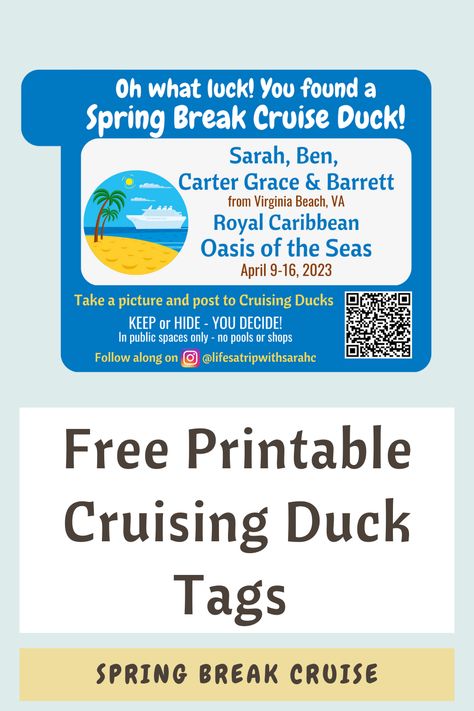 Free Printable Cruising Duck Tags, Cruise Ducks Tags Free, Cruise Duck Tags Printable Free, Cruising Ducks Tags Printable Free, Cruise Duck Tags Printable, Free Printable Tags Templates, Cruising Duck Tags, Cruise Ducks, Diy Mosquito Repellent