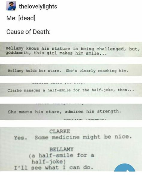 Scriiiipts! ♥ #The100 #Bellarke #script The 100 Script, The 100 Book Series, The 100 Book, The 100 Bellarke, The 100 Cast, The 100 Show, Bob Morley, Eliza Taylor, 100 Book