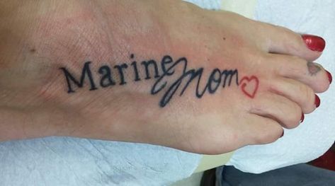 MoM tattoo inspiration Marine Son Tattoo, Usmc Mom Tattoo, Marine Mom Tattoo, Usmc Tattoos, Marine Corps Mom, Usmc Tattoo, Ohm Tattoo, Marine Son, Usmc Mom