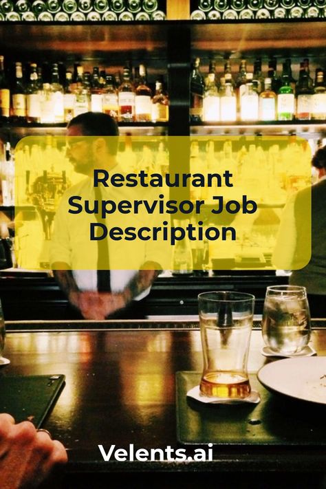 Restaurant Supervisor Job Description template includes a detailed overview of the key requirements, duties, responsibilities, and skills for this role. It's optimized for posting on online job boards or careers pages and easy to customize this template for your company. Chef Job Description, Chef Jobs, Job Description Template, Restaurant Service, Work Habits, Job Quotes, Restaurant Management, Hospitality Management, Hiring Process