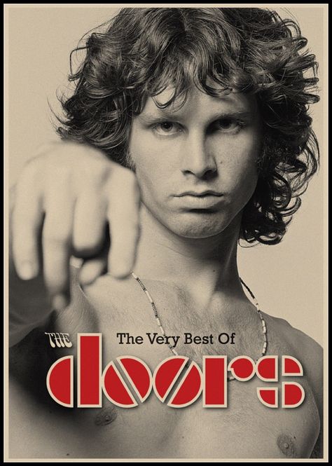 Jim Morrison Poster, The Doors Band, Doors Music, Poster Rock, Morrison Hotel, Pink Floyd Art, The Doors Jim Morrison, Door Poster, Pochette Album