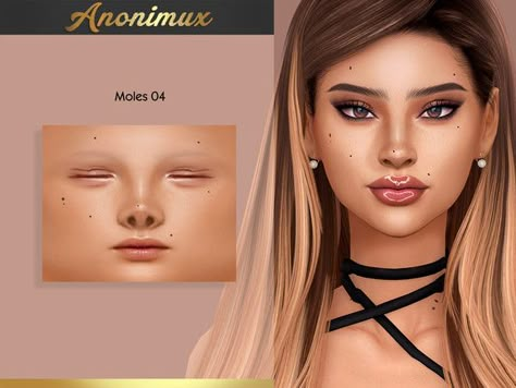 Sims 4 Moles, Moles On Face, Sims 4 Piercings, Makeup Cc, Skin Details, Sims 4 Cc Makeup, Sims 4 Cc Skin, Casas The Sims 4, Sims 4 Downloads