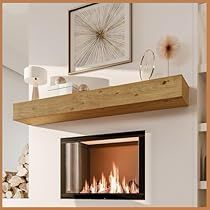 Floating Shelves Above Fireplace, In Wall Electric Fireplace, Fireplace Surrounds And Mantels, Simple Mantle, Mantle Shelves, Fireplace Mantle Shelf, Wood Fireplace Mantels, Fireplace Box, Coastal Fireplace