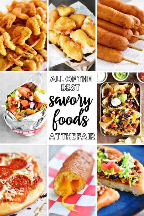 County Fair Recipes, Copycat Fair Food Recipes, Fair Food At Home, Fair Foods Carnival Eats, Carnival Food Ideas Party, Fair Food Ideas, State Fair Food Recipes, Carnival Food Ideas, Carnival Eats Recipes