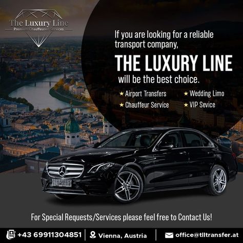 If you are looking for a reliable transport company,The Luxury Line will be the best choice.🚘 -Airport Transfers🚗 -Chauffeur Service -Wedding Limo🚘 -VIP Sevice For Special Requests/Services please feel free to Contact Us!❤️ Contact: +43 69911304851 Wedding Limo, Chauffeur Service, Limo Service, Transport Companies, Be The Best, Good Things, Feelings