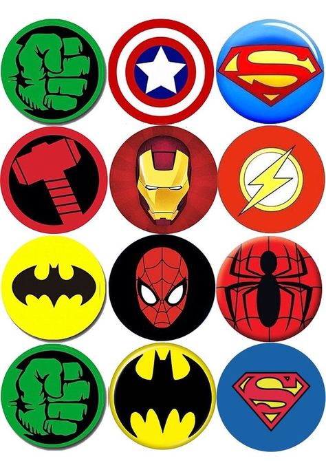 Pin by *Kavaerca* on DIBUJOS SÚPER HÉROES in 2022 | Spiderman birthday, Avengers birthday, Avengers birthday party decorations Avengers Birthday Party Decorations, Marvel Birthday Party, Marvel Party, Avengers Theme, Superhero Birthday Cake, Avenger Birthday Party, Spiderman Birthday Party, Avengers Party, Birthday Cake Topper Printable