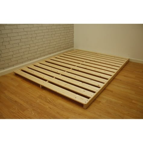 Floor Bed Base, Wood Floor Bed Frame, Flooring Bed Ideas, Floor Bed Platform, Wooden Low Bed Frame, Wooden Floor Bed Frame, Floor Bed Idea, Low Bed Frame Diy, Floor Bed Frames