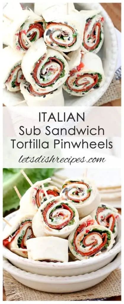 Appetizers Italian, Italian Pinwheels, Mother Thyme, Tortilla Pinwheels, Meat Lover, Banana Peppers, Italian Meats, Pinwheel Recipes, Sub Sandwiches