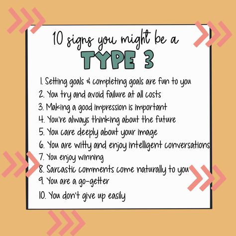 10 signs your an Enneagram Type 3 “The Achiever” #enneagram #enneagramtype3 #enneagram3 #enneagramandcoaching #hillarymccaskey Enneagram 3 Wing 2, Type 3 Enneagram, Enneagram 3w2, Enneagram 2w3, 3 Enneagram, True Colors Personality, Enneagram Type 3, Enneagram 3, Enneagram 2