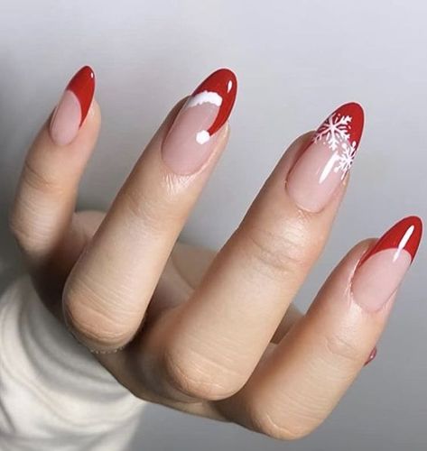 Christmas Gel Nails, Simple Gel Nails, Her Nails, Classy Acrylic Nails, Dipped Nails, Xmas Nails, Christmas Nail Designs, Fire Nails, Short Acrylic Nails