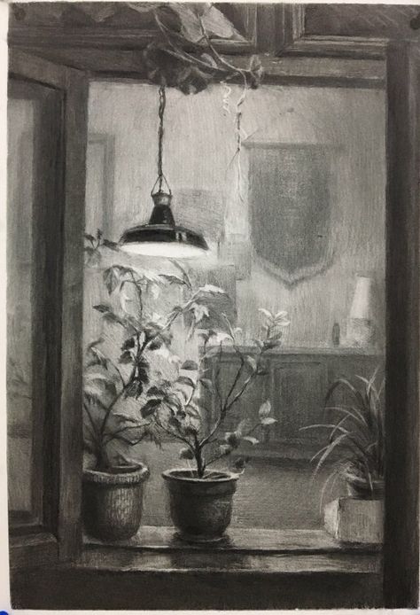 Pencil And Charcoal Drawings, Drawing Of A Pencil, Victorian Drawings, Charcoal Pencil Art, Charcoal Still Life, Drawing From Life, Observational Drawing, Pen Art Drawings, Architecture Drawing Art