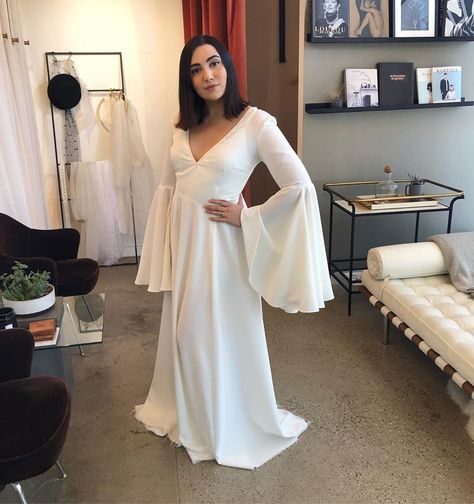 Safiya Nygaard on Instagram: “can’t wait to pick my fabric ☺️” Safiya Nygaard Wedding, Safiya Nygaard, Wedding Dress Jumpsuit, Braidsmaid Dresses, Celestial Wedding, Goth Wedding, Special Dresses, Dress Designer, Wedding Dress Sleeves