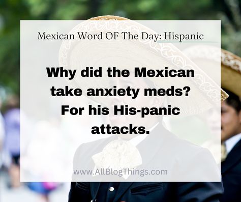 The Mexican word of the day memes and jokes has gained popularity in recent years and since the internet is so powerful nowadays, getting an image or a line of text to go on trend is an easy and normal thing for every other day. We can see many new trends every day on Twitter and all the other social media apps. This “Mexican Word Of The Day Memes” is one of those trends which people want to use more often and laugh about for a while.If you want to enjoy and share these jokes with your loved ... Mexican Word Of The Day Funny Hilarious, Mexican Word Of The Day, Mexican Words, Mexican Jokes, Funny Links, Mexican Quotes, Mexican Beer, Mexican Memes, Social Media Apps