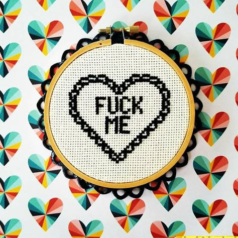 Funny Valentine Cross stitch pattern Vday Valentine's Day #crossstitch #crossstitching #crossstitchersofinstagram #xstitch #xstitching #embroidery #needlepoint #imadethis #somethingimade #crossstitchpattern #etsyseller #fuckme #luvmeplz #luvuhoe #uminenow #pizza #valentine #valentinesday #vday #vdaypresent #bemyvalentine #antivalentine #eatass #youlldo #youisfine #saintvalentine #valentines2018 I Love You Cross Stitch Pattern, Subversive Cross Stitch Patterns Free, Cute Cross Stitch Patterns Easy, Cross Stitch Patterns Funny, Pizza Valentine, Valentine's Day Cross Stitch, Valentines Cross Stitch, Valentine Cross Stitch, Love Cross Stitch Pattern