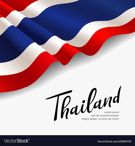 Thai Flag Aesthetic, Thailand Flag Aesthetic, Thailand Background, Thailand Logo, Thai Flag, Thailand Flag, Gmm Tv, Background Illustration, Design Background