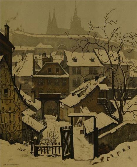 Arte Inspo, Winter Art, Art And Illustration, Art Plastique, Traditional Art, Prague, Landscape Art, Art Inspo, Cityscape