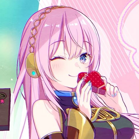 Rentry Overlay, Valentines Day Illustration, Megurine Luka, Day Illustration, Vocaloid Characters, 영감을 주는 캐릭터, Project Sekai, Hatsune Miku, Pink Hair