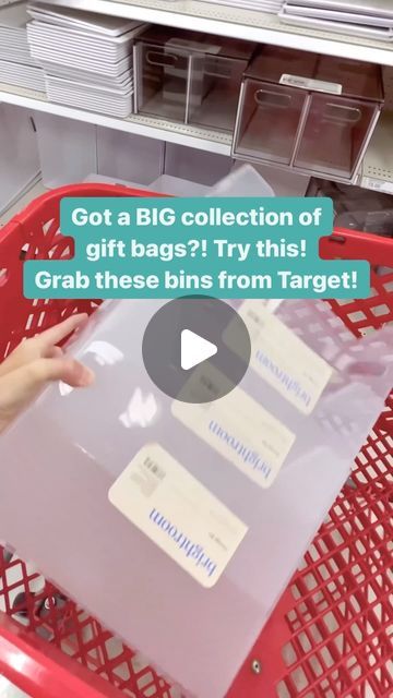 Storing Gift Bags, Storing Gift Bags Storage Ideas, How To Store Gift Bags And Tissue Paper, Tissue Paper Storage Ideas, How To Store Gift Bags, How To Organize Gift Bags, Hand Bag Organization, Organizing Gift Bags, Tissue Paper Organization