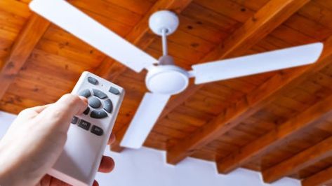 What Direction Should A Ceiling Fan Go In Summer? Fan Direction, Ceiling Fan Direction, Help Save Money, Ceiling Fan Blades, Weather Channel, The Weather Channel, Summer Weather, Energy Bill, Fan Blades