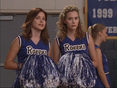 Brooke & Peyton Raven Cheerleader's Hillary Burton, Brooke Davis (one Tree Hill), One Tree Hill Brooke, Ravens Cheerleaders, Notting Hill Quotes, Three Hills, People Always Leave, Lucas And Peyton, Hilarie Burton